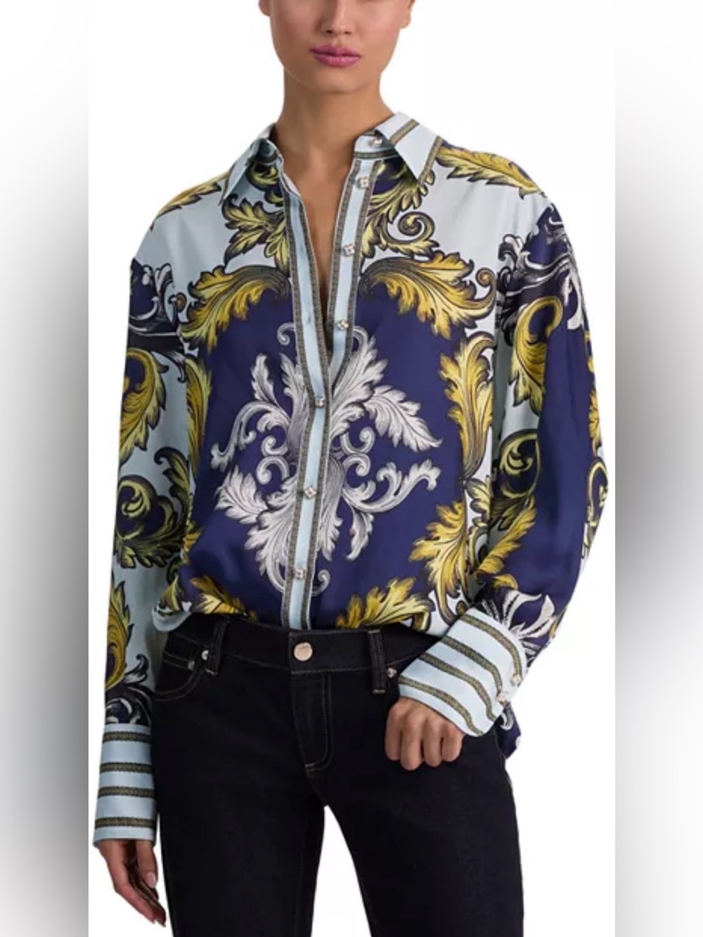 Alice + Olivia Lane Button Front Shirt